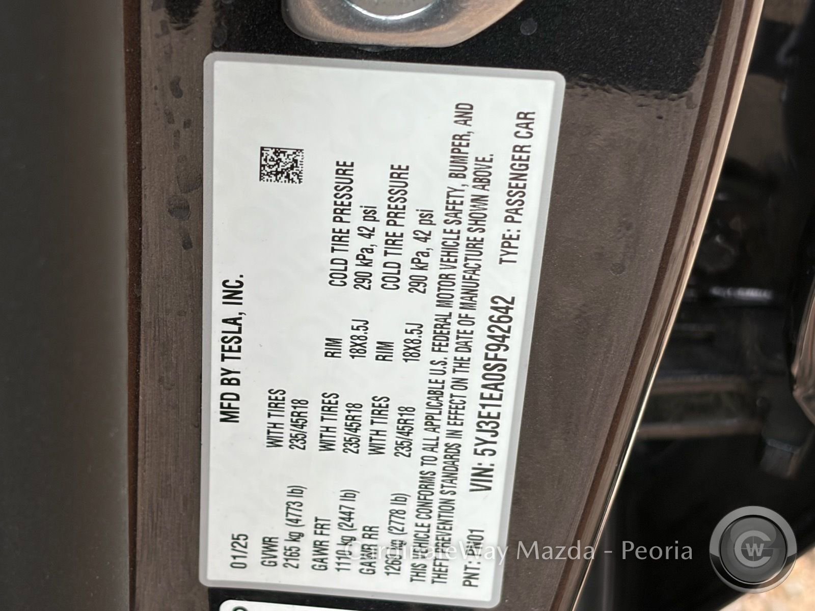 2025 Tesla Model 3 Long Range