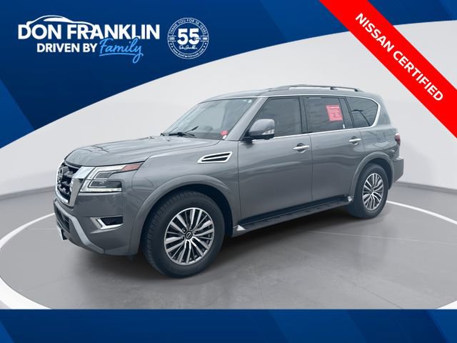 Certified 2023 Nissan Armada SL w/ Captain's Chairs Package