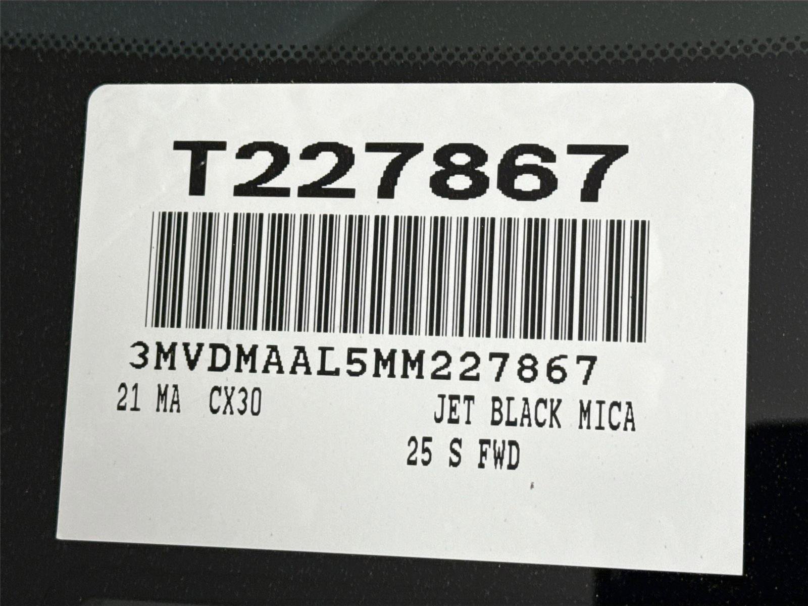 2021 MAZDA Cx-30 FWD 2.5 S