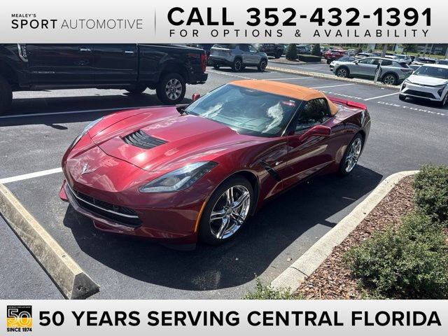 Certified 2016 Chevrolet Corvette Stingray Convertible w/ 2LT Preferred Equipment Group