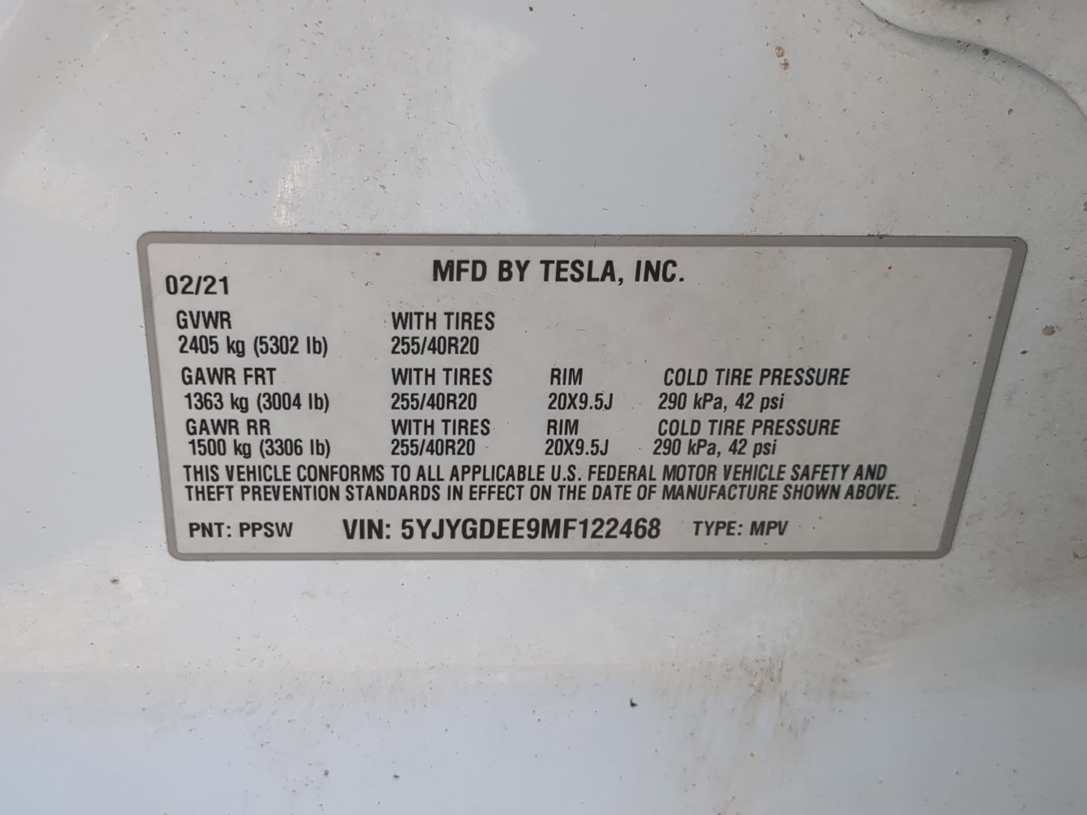 2021 Tesla Model Y Long Range