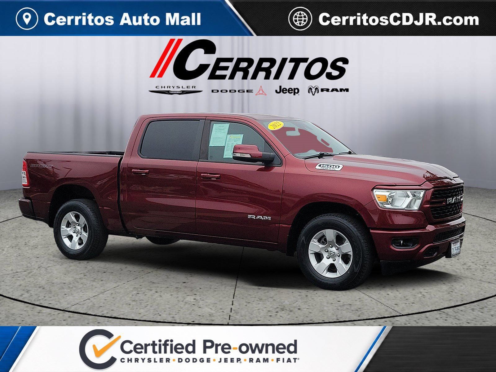 Certified 2022 RAM 1500 Big Horn