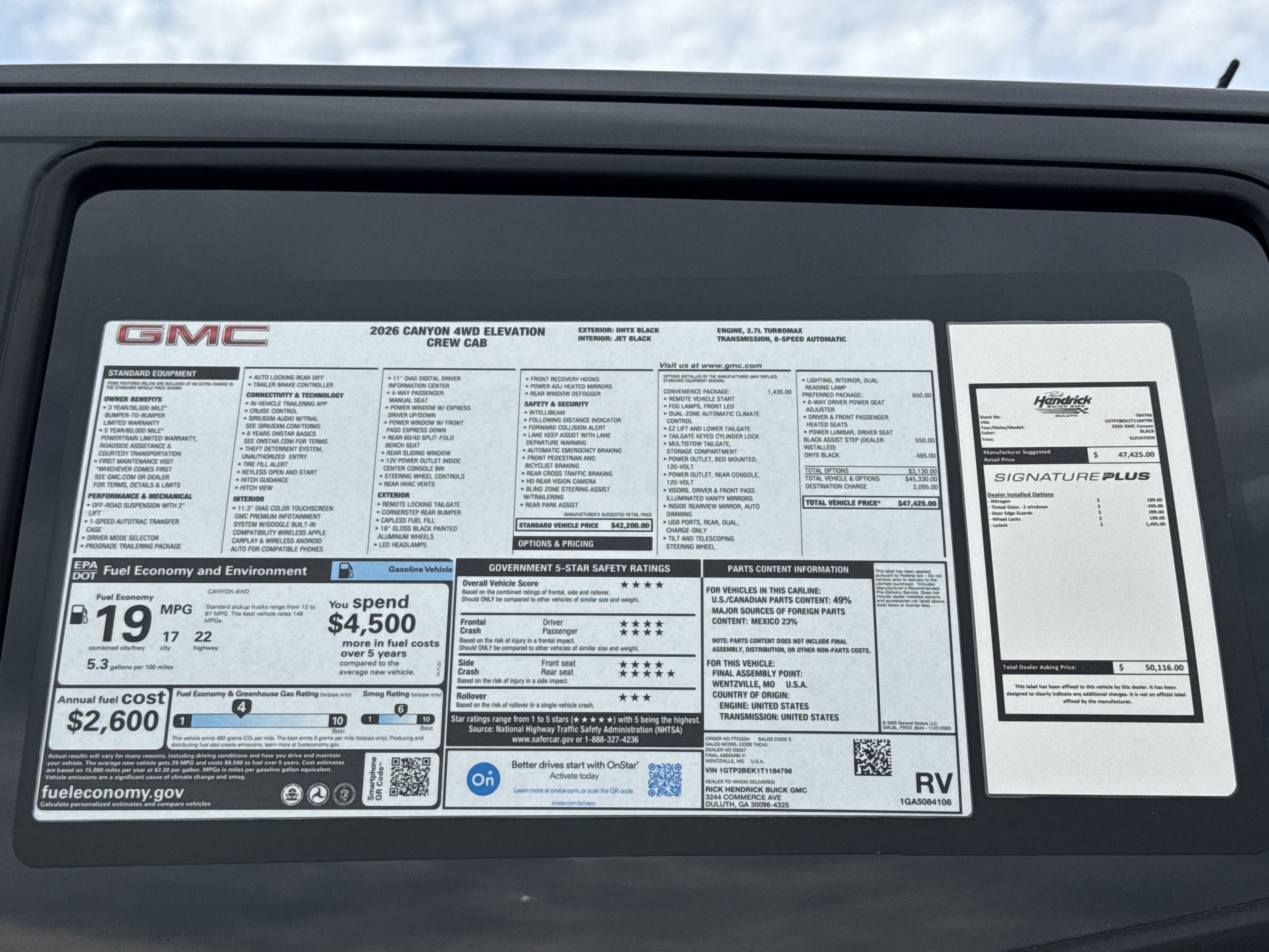 2026 GMC Canyon Elevation