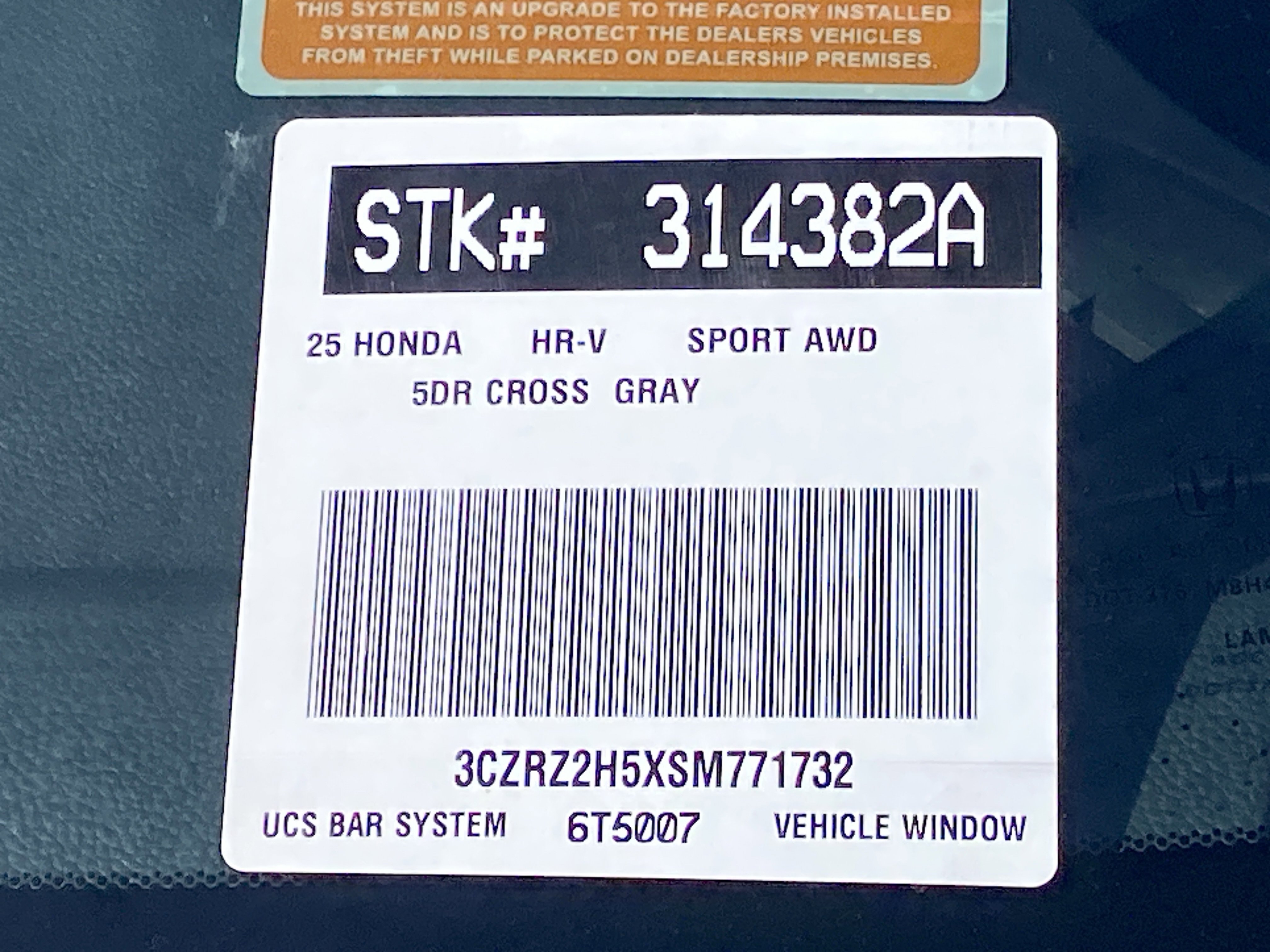 2025 Honda HR-V Sport