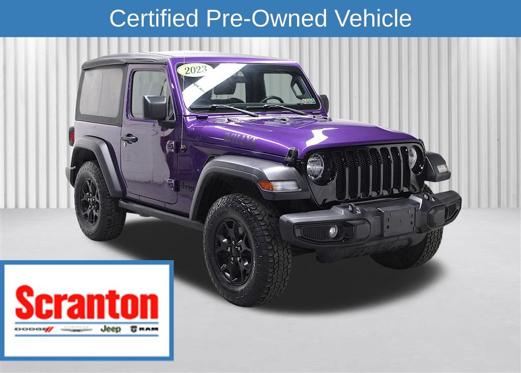 Certified 2023 Jeep Wrangler Sport