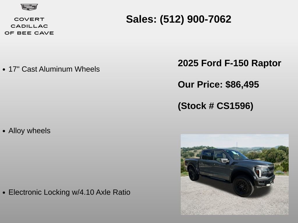 2025 Ford F150 Raptor