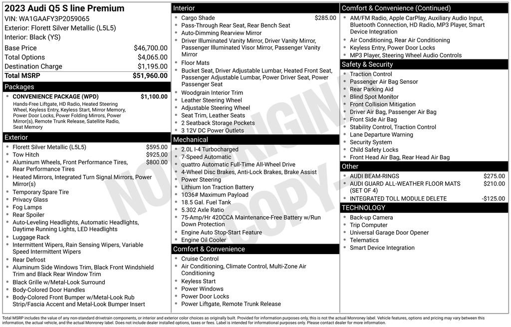 2023 Audi Q5 2.0T Premium