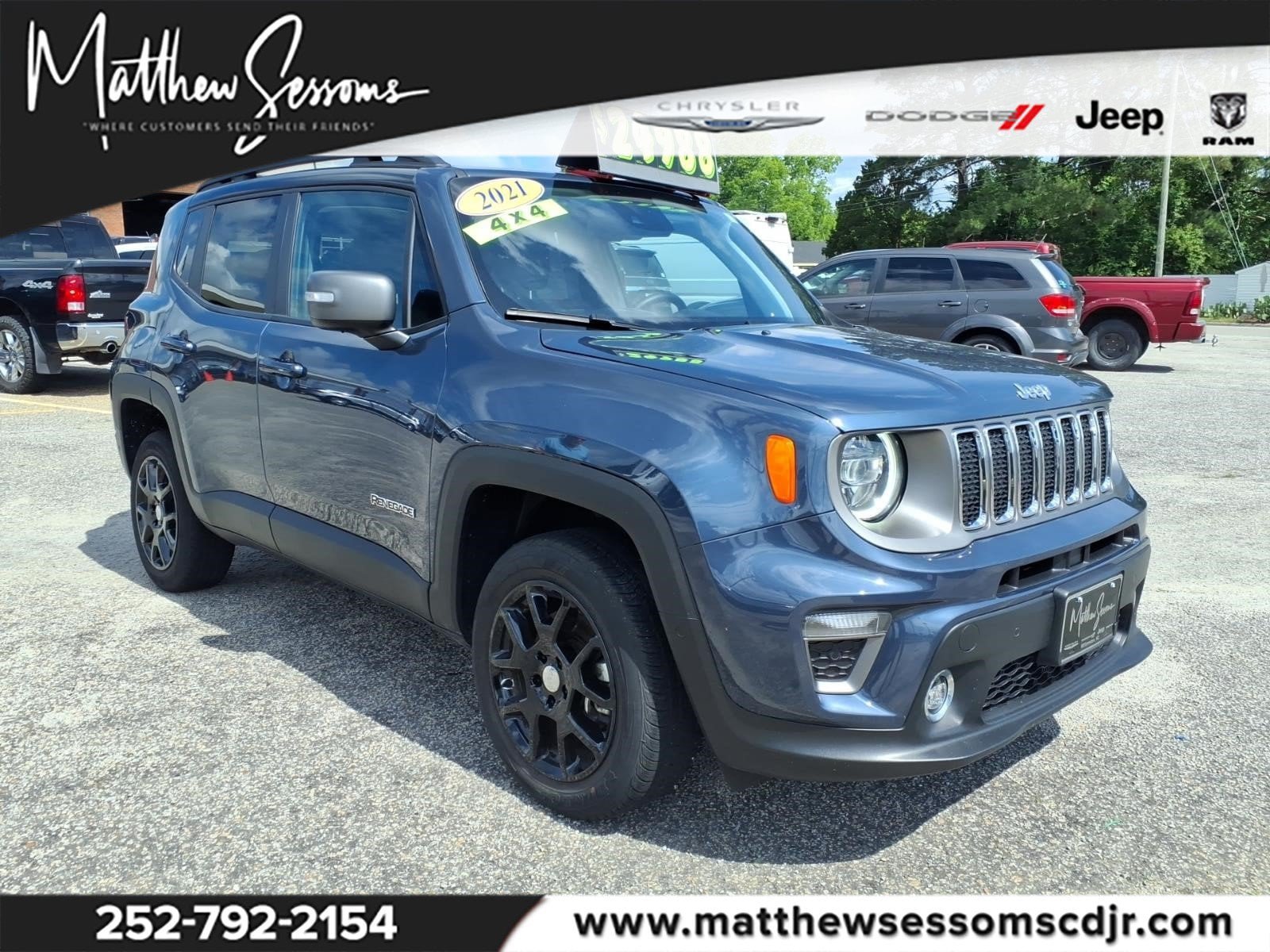 Used 2021 Jeep Renegade Limited w/ Sun & Sound Group