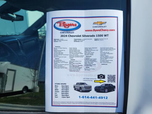 2024 Chevrolet Silverado 1500 W/T