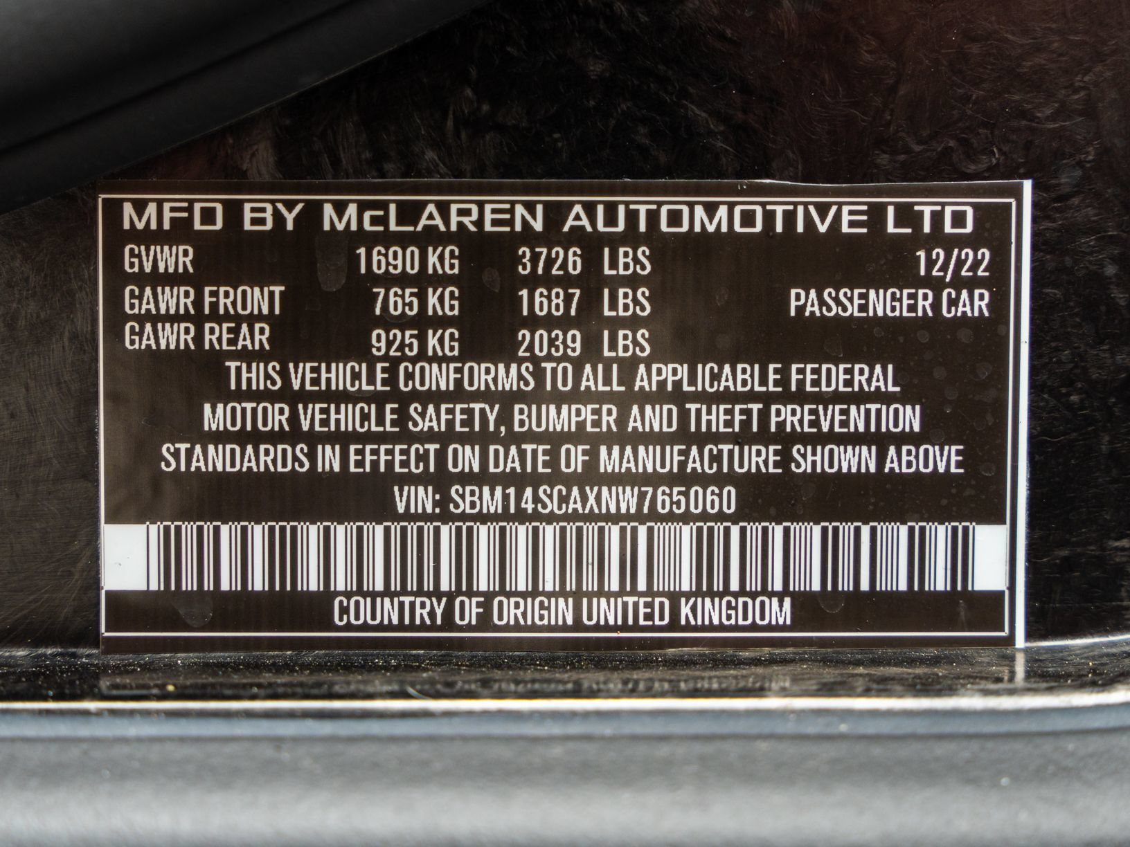 Used 2022 McLaren 765LT photo 54