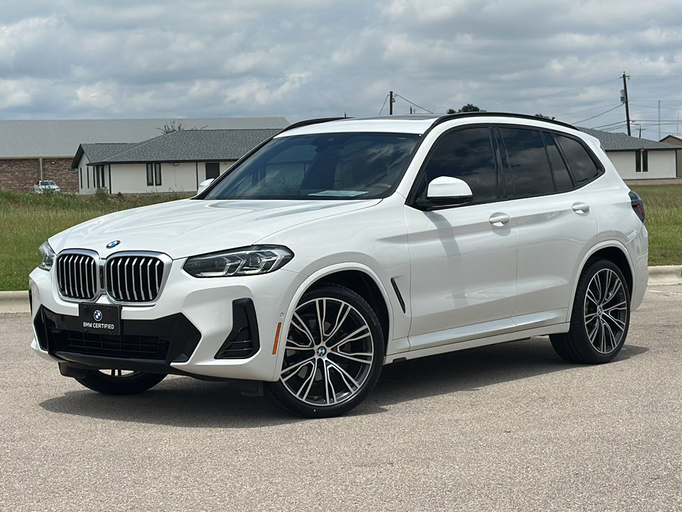Certified 2024 BMW X3 sDrive30i w/ Premium Package w/ZPA