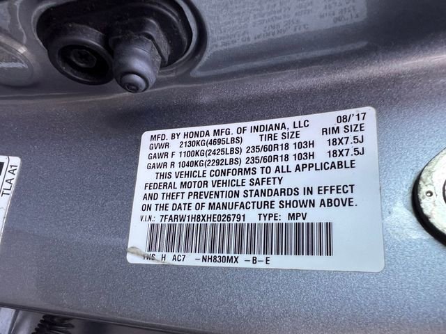 2017 Honda Cr-V EX-L