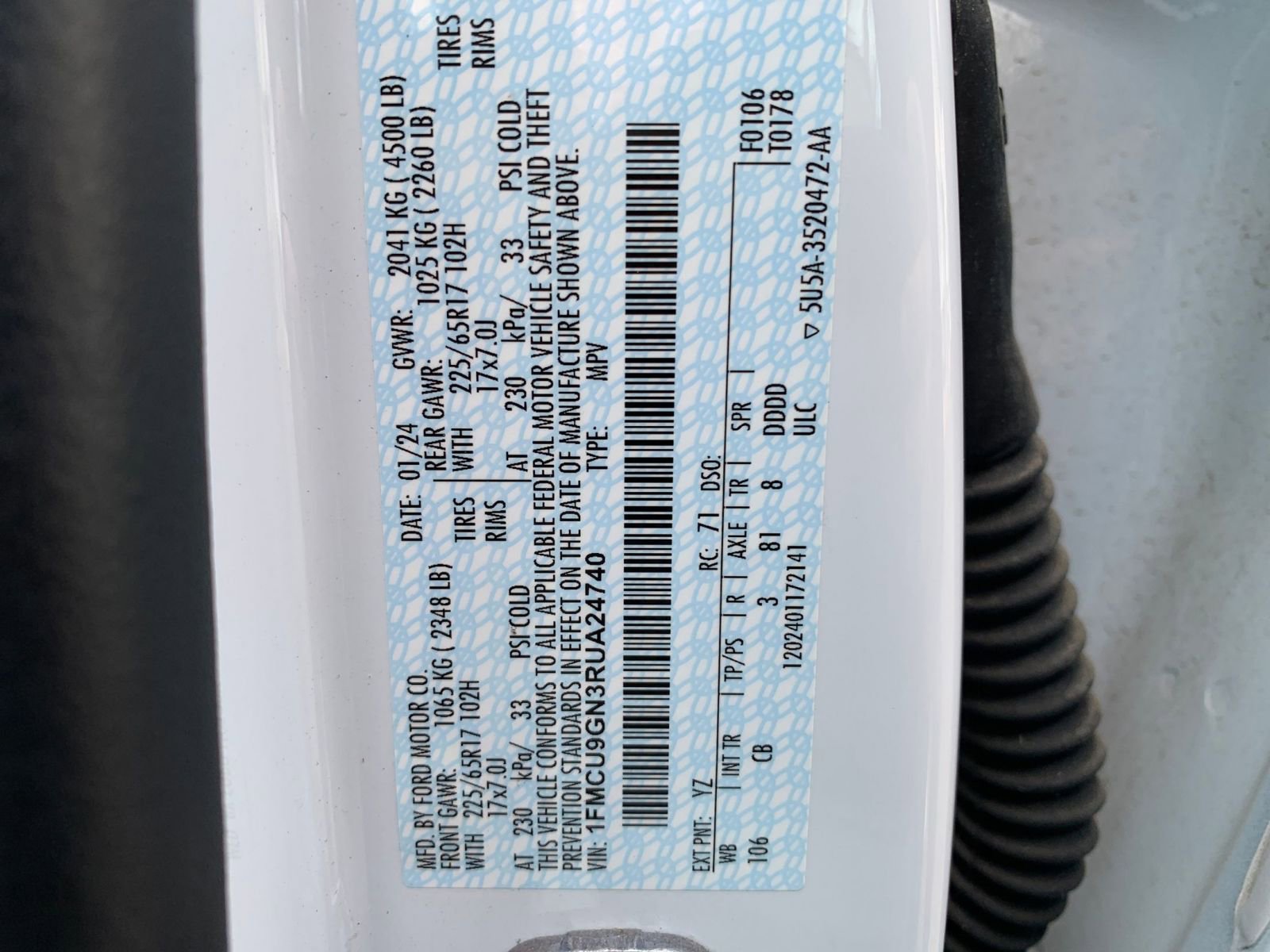 2024 Ford Escape Active