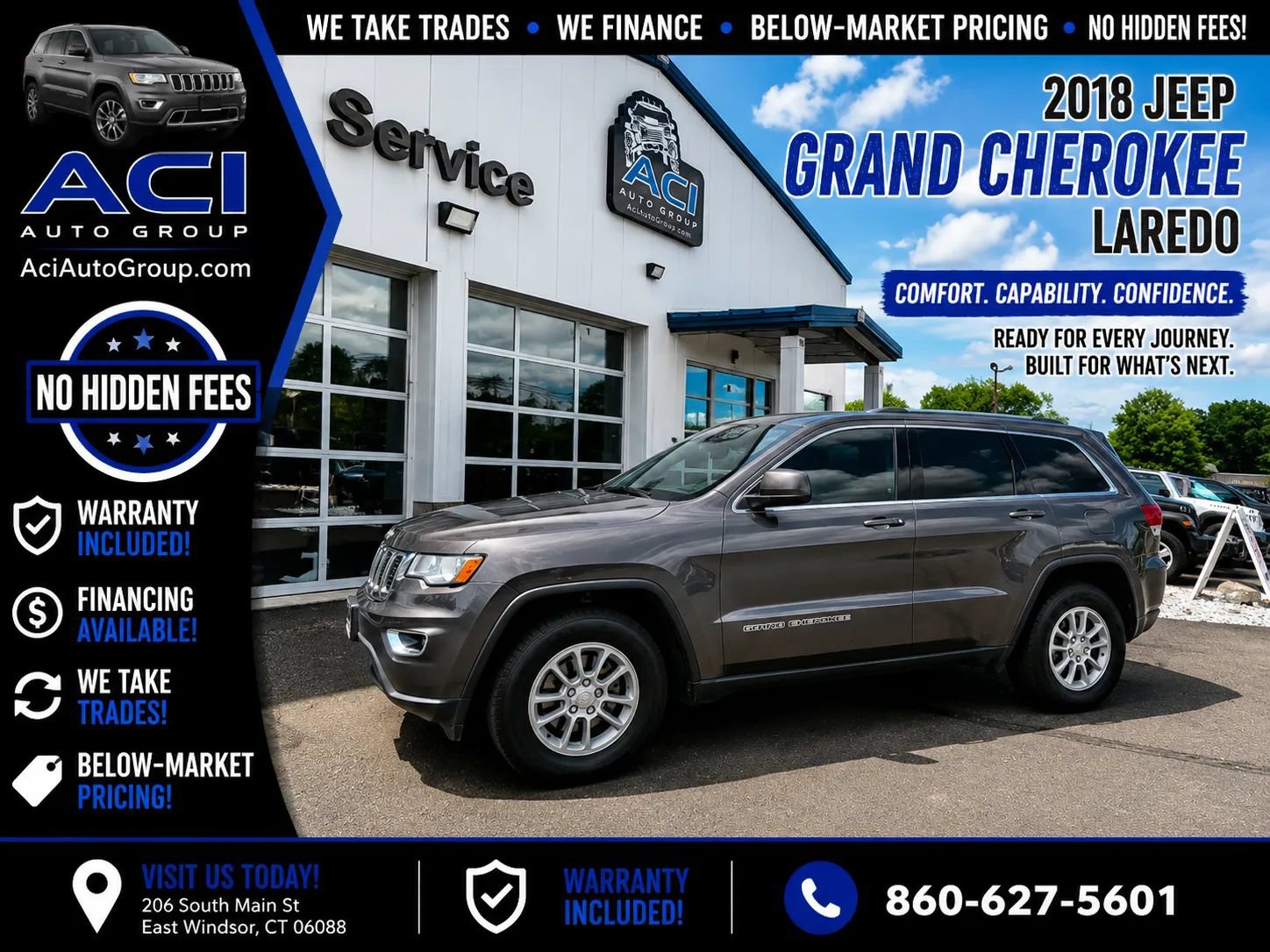 Used 2018 Jeep Grand Cherokee Laredo
