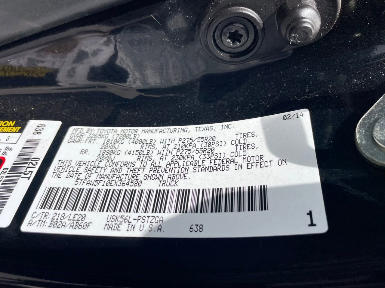 2014 Toyota Tundra Platinum