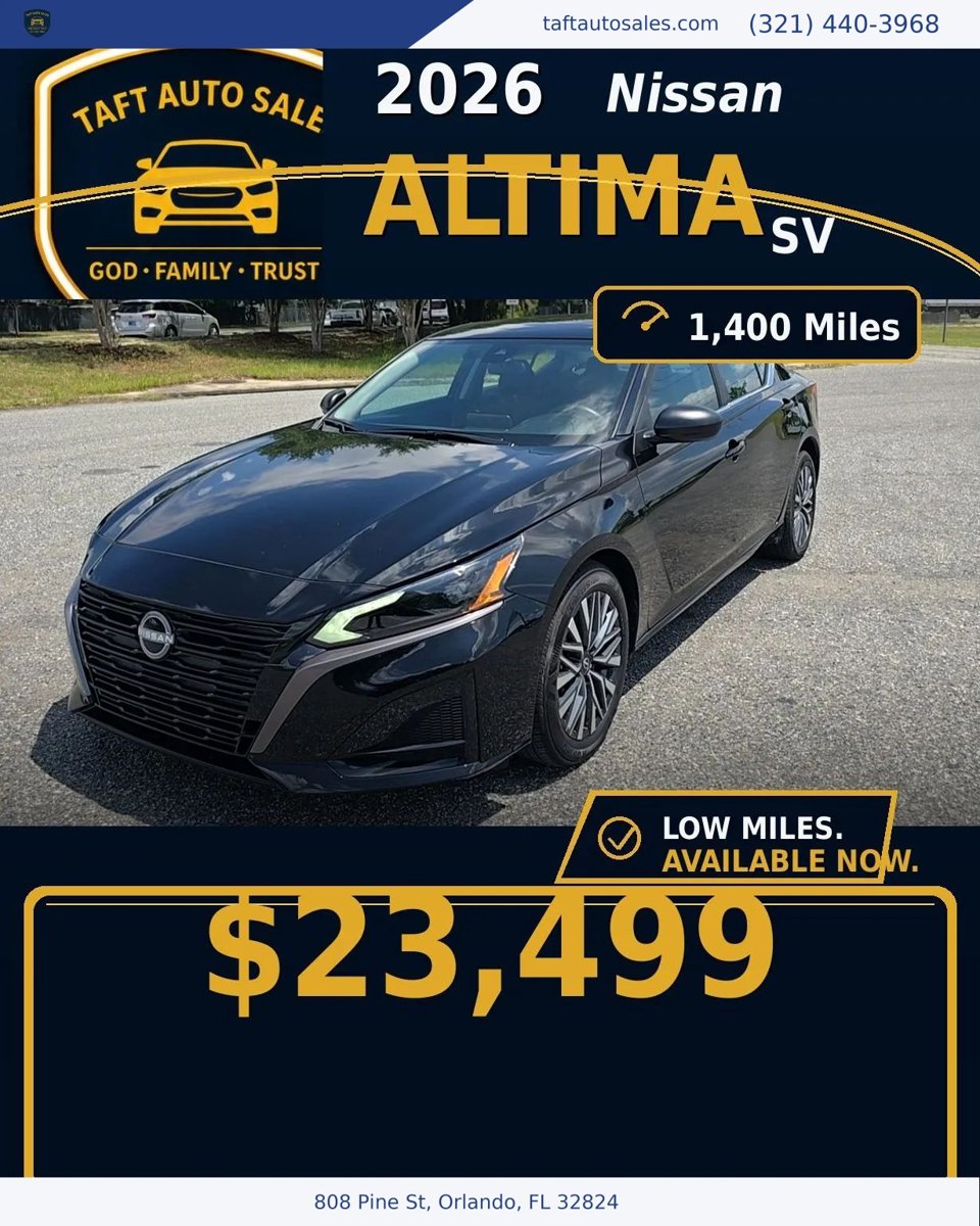 Used 2026 Nissan Altima 2.5 SV