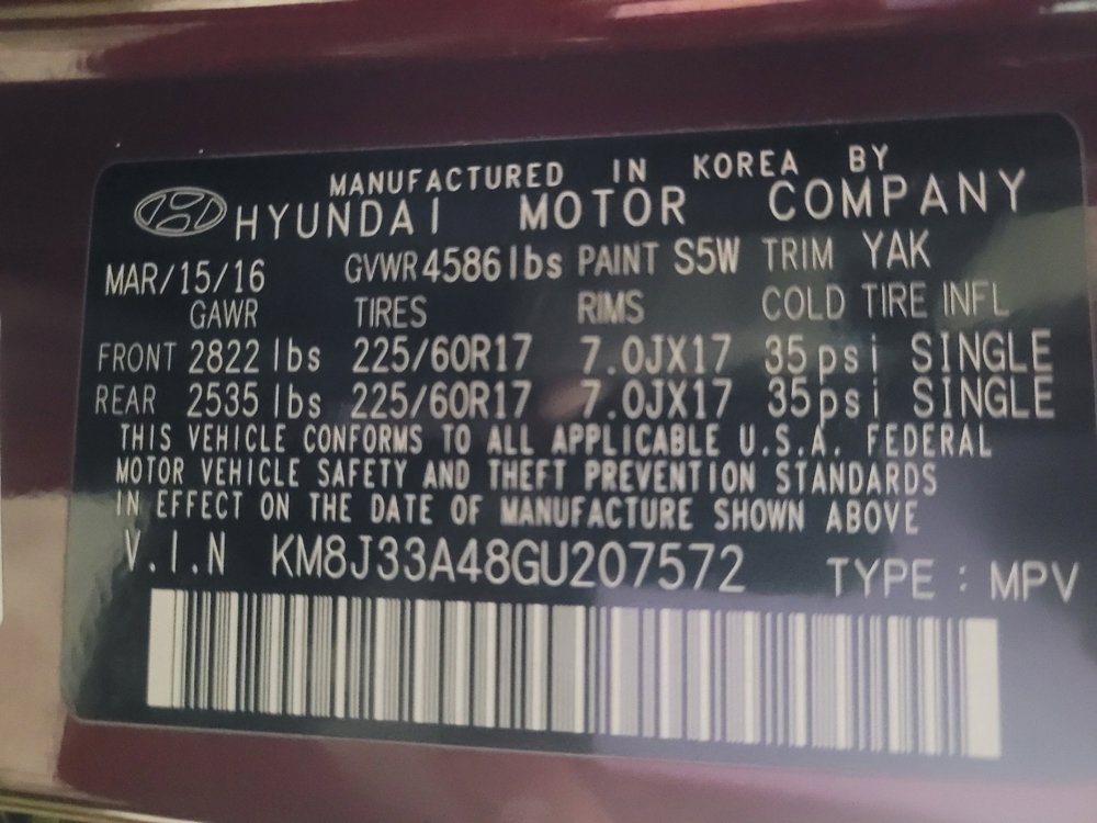 2016 Hyundai Tucson SE