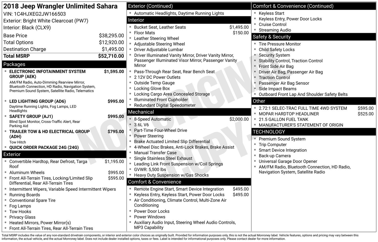 2018 Jeep Wrangler Unlimited Sahara