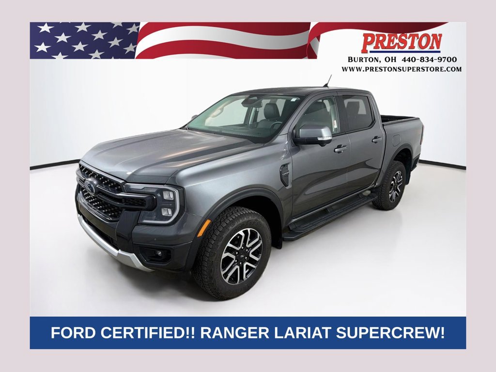 Certified 2025 Ford Ranger Lariat w/ FX4 Off-Road Package