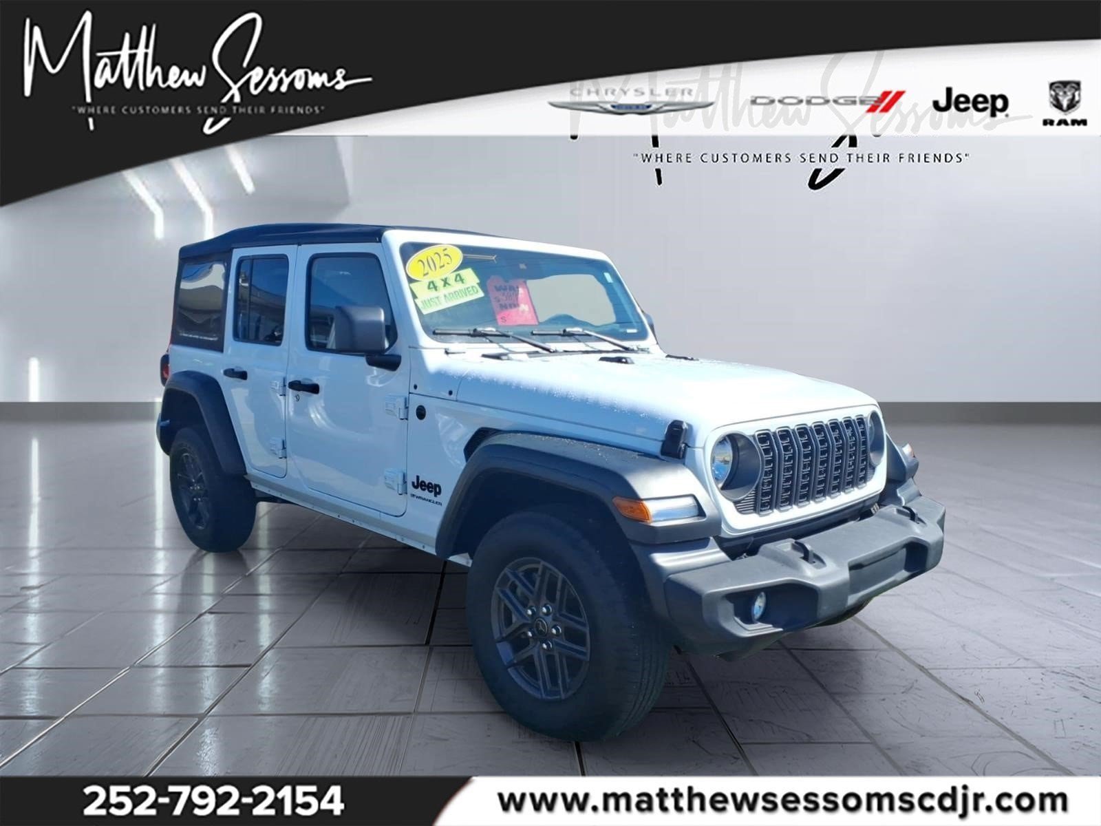 Used 2025 Jeep Wrangler Unlimited Sport