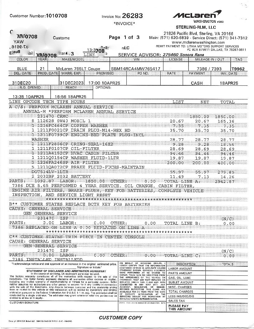 Used 2021 McLaren 765LT photo 36