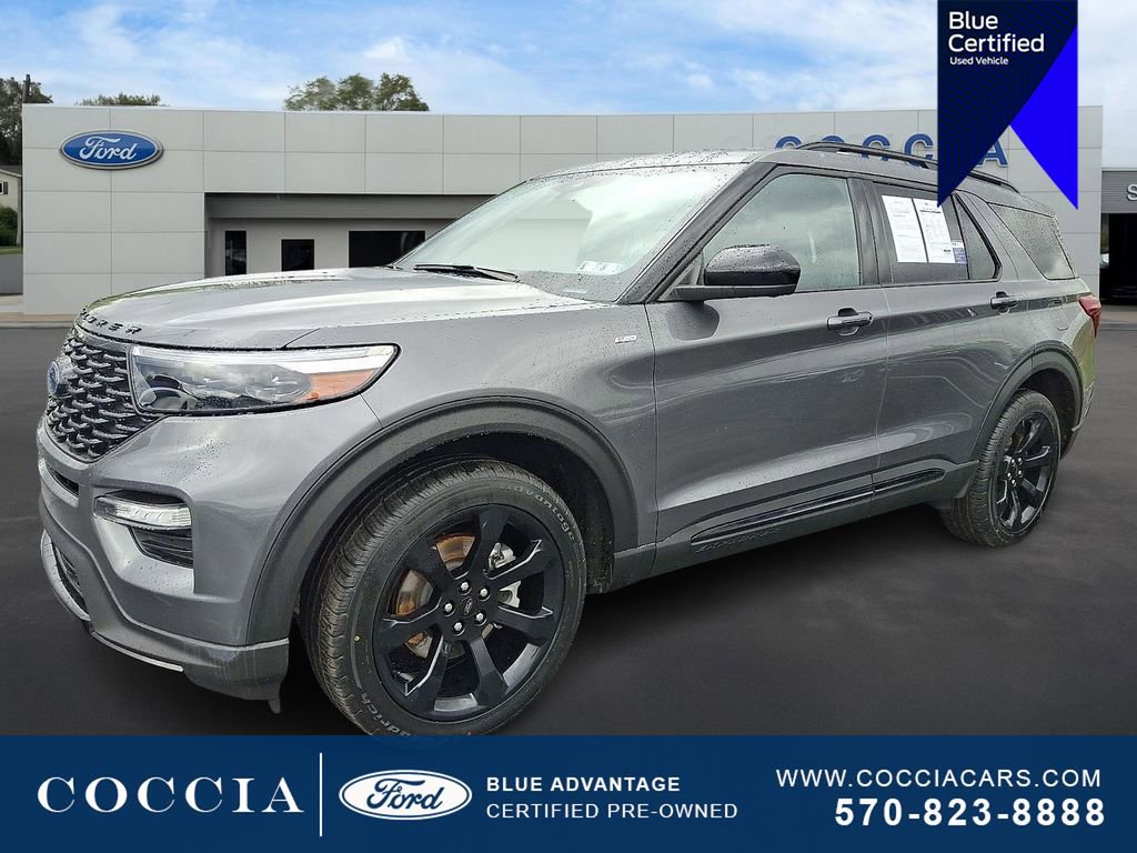 Certified 2023 Ford Explorer ST-Line w/ Class IV Trailer Tow Package