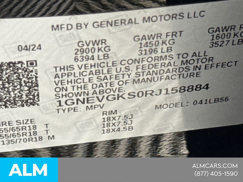 2024 Chevrolet Traverse LT