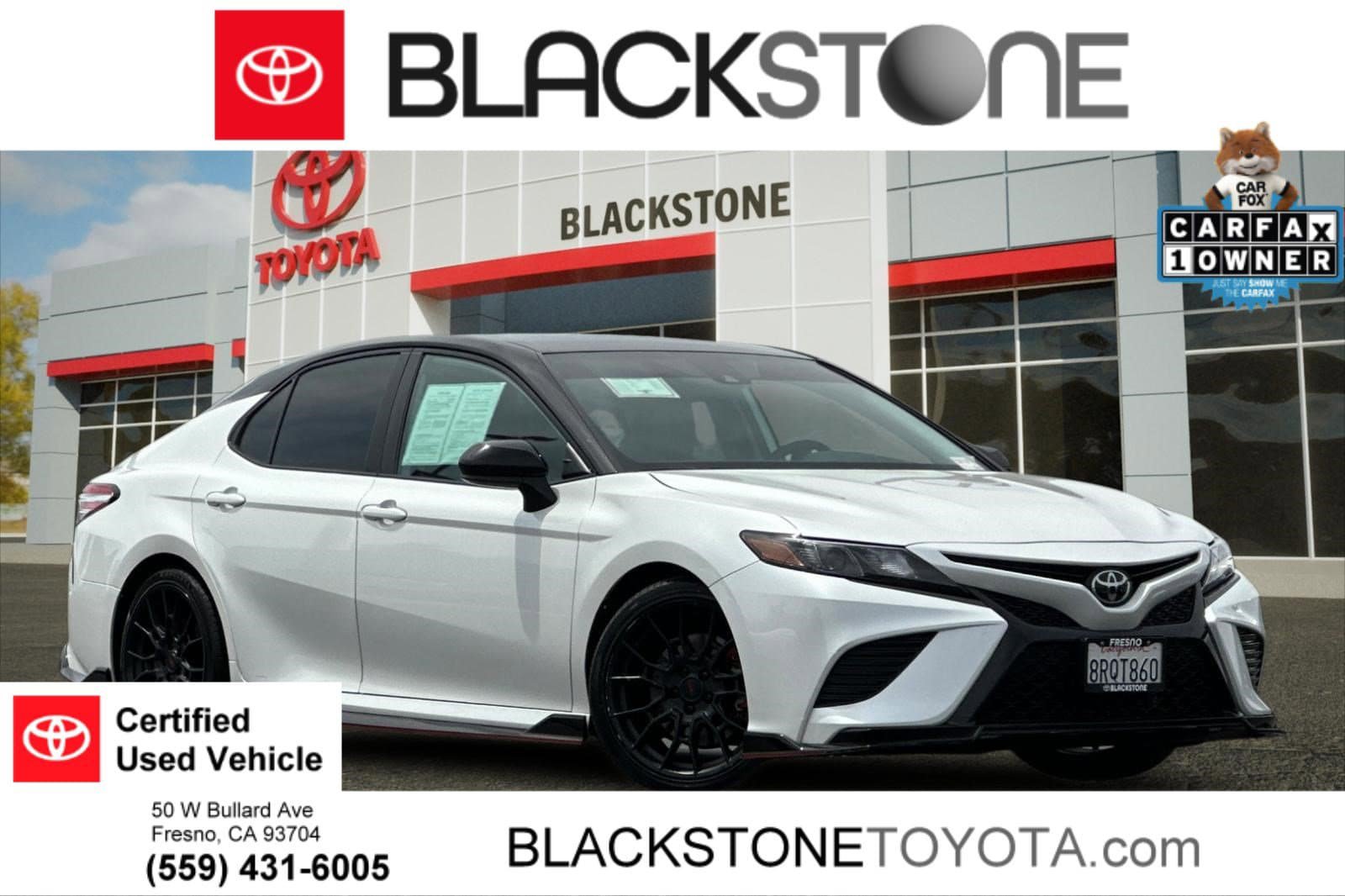 Certified 2020 Toyota Camry TRD