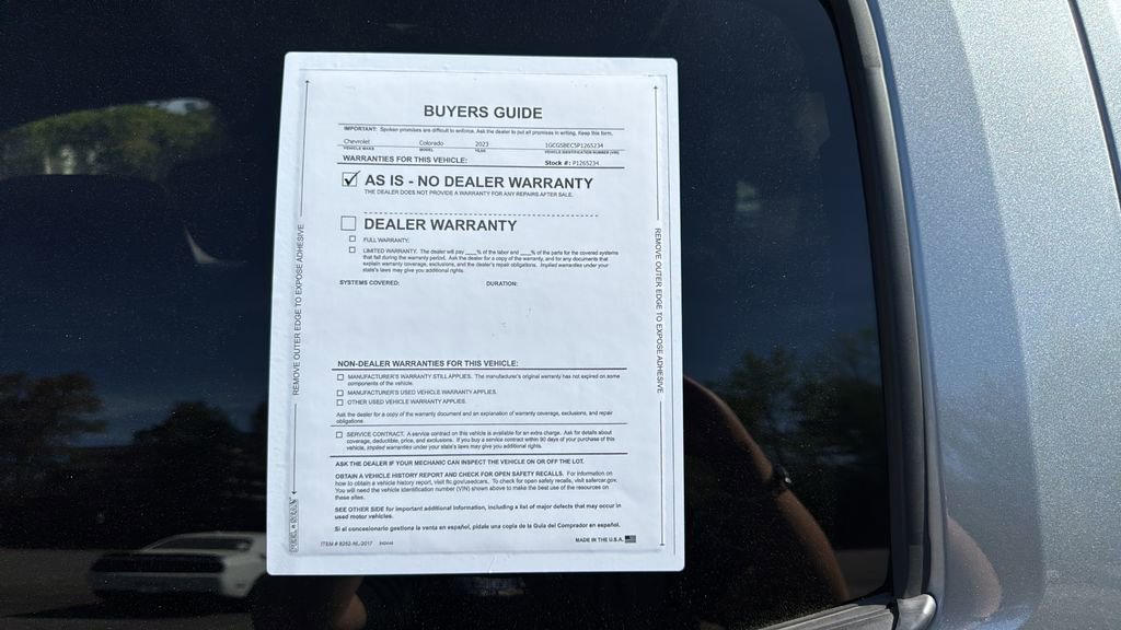 2023 Chevrolet Colorado W/T