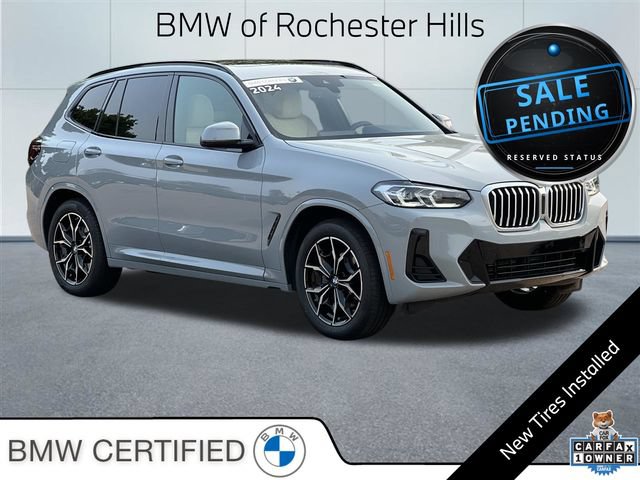 Certified 2024 BMW X3 xDrive30i w/ M Sport Package