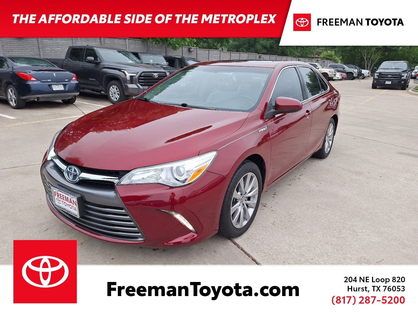 Used 2015 Toyota Camry XLE w/ Moonroof Package