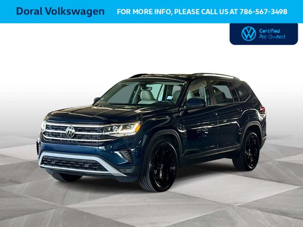 Certified 2023 Volkswagen Atlas SE w/ Black Wheel Package
