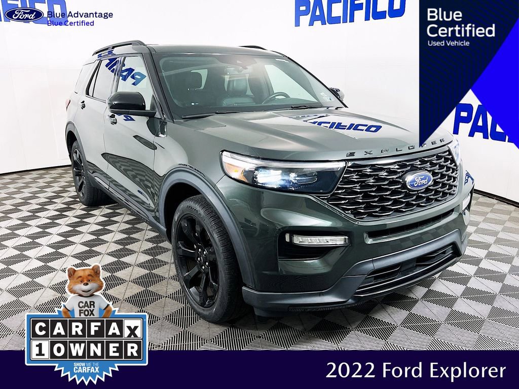 Certified 2022 Ford Explorer ST-Line w/ Class IV Trailer Tow Package