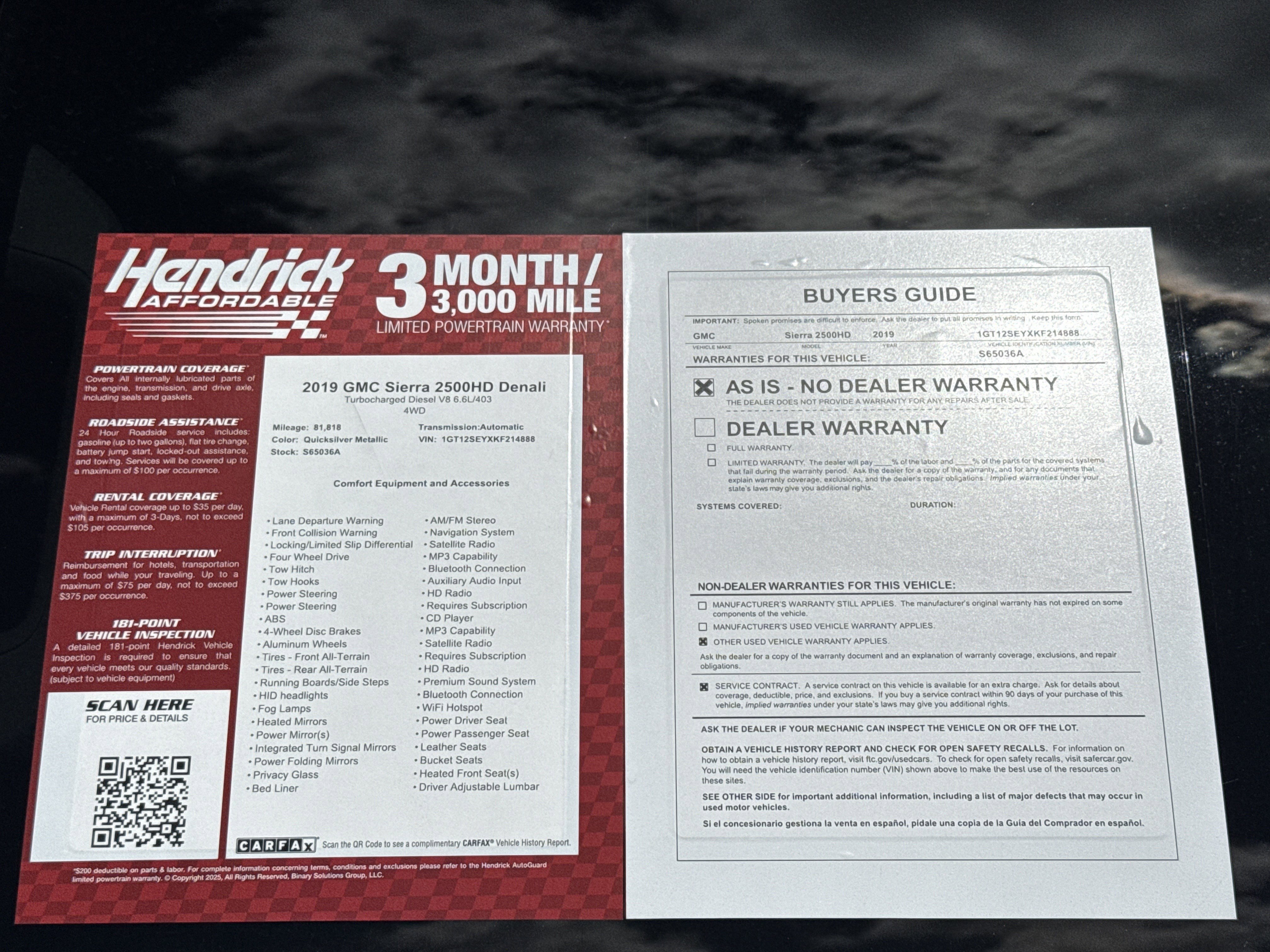 2019 GMC Sierra 2500 Denali