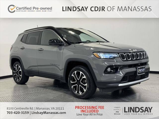Certified 2023 Jeep Compass Limited w/ Sun and Sound Group