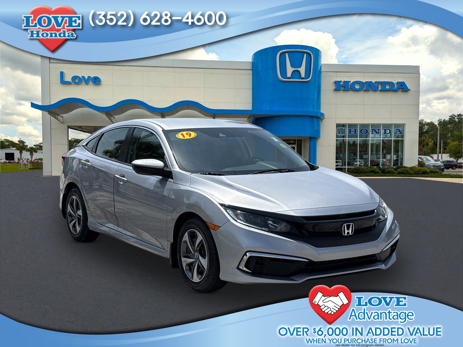 Certified 2019 Honda Civic LX