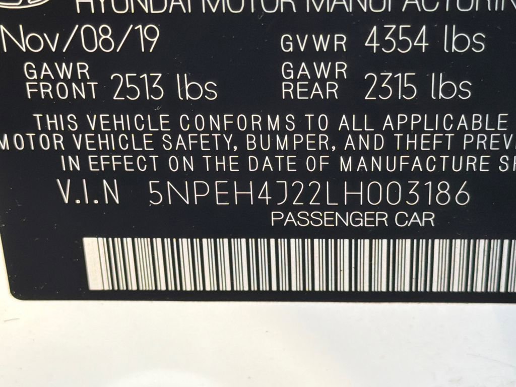 2020 Hyundai Sonata Limited