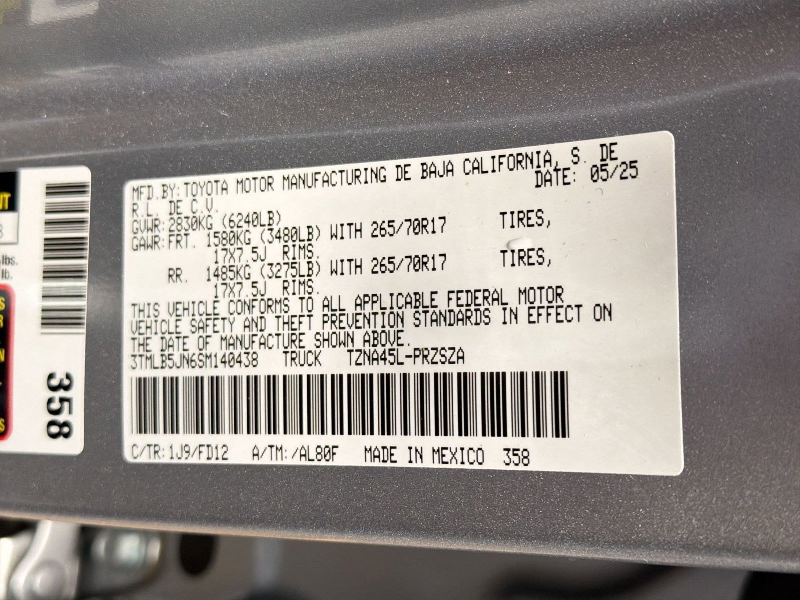 2025 Toyota Tacoma TRD Off-Road