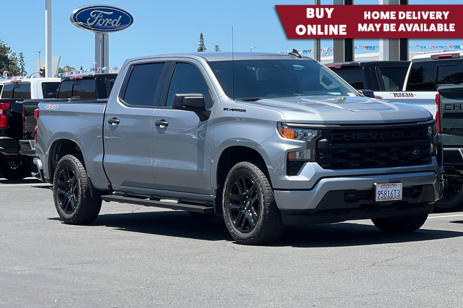Used 2023 Chevrolet Silverado 1500 Custom w/ LPO, Dark Essentials Package