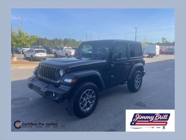 Certified 2024 Jeep Wrangler Sport S