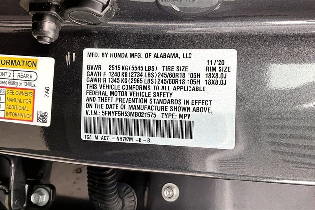 2021 Honda Pilot EX-L