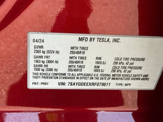 2024 Tesla Model Y Long Range