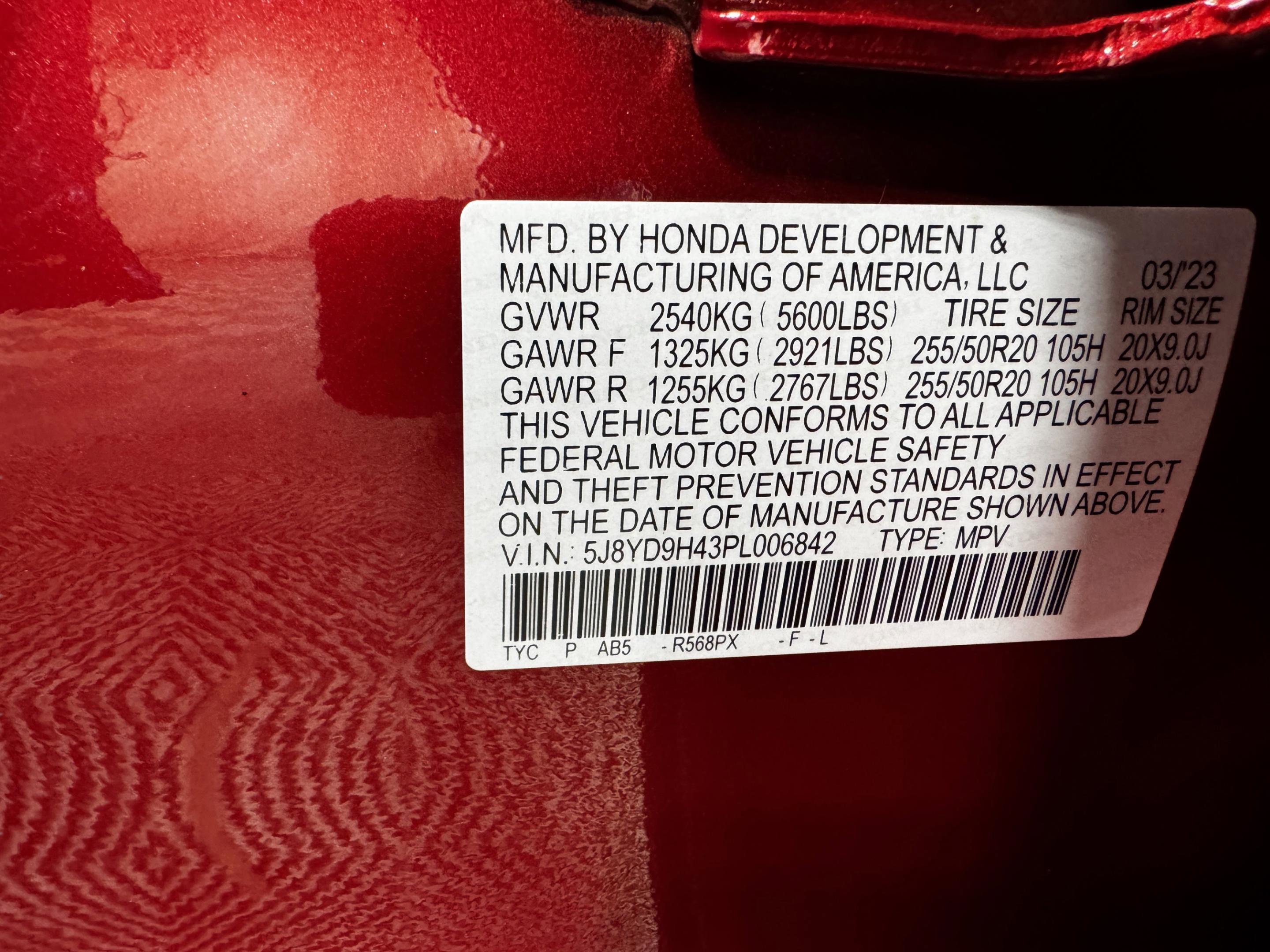 2023 Acura MDX FWD w/ Technology Package