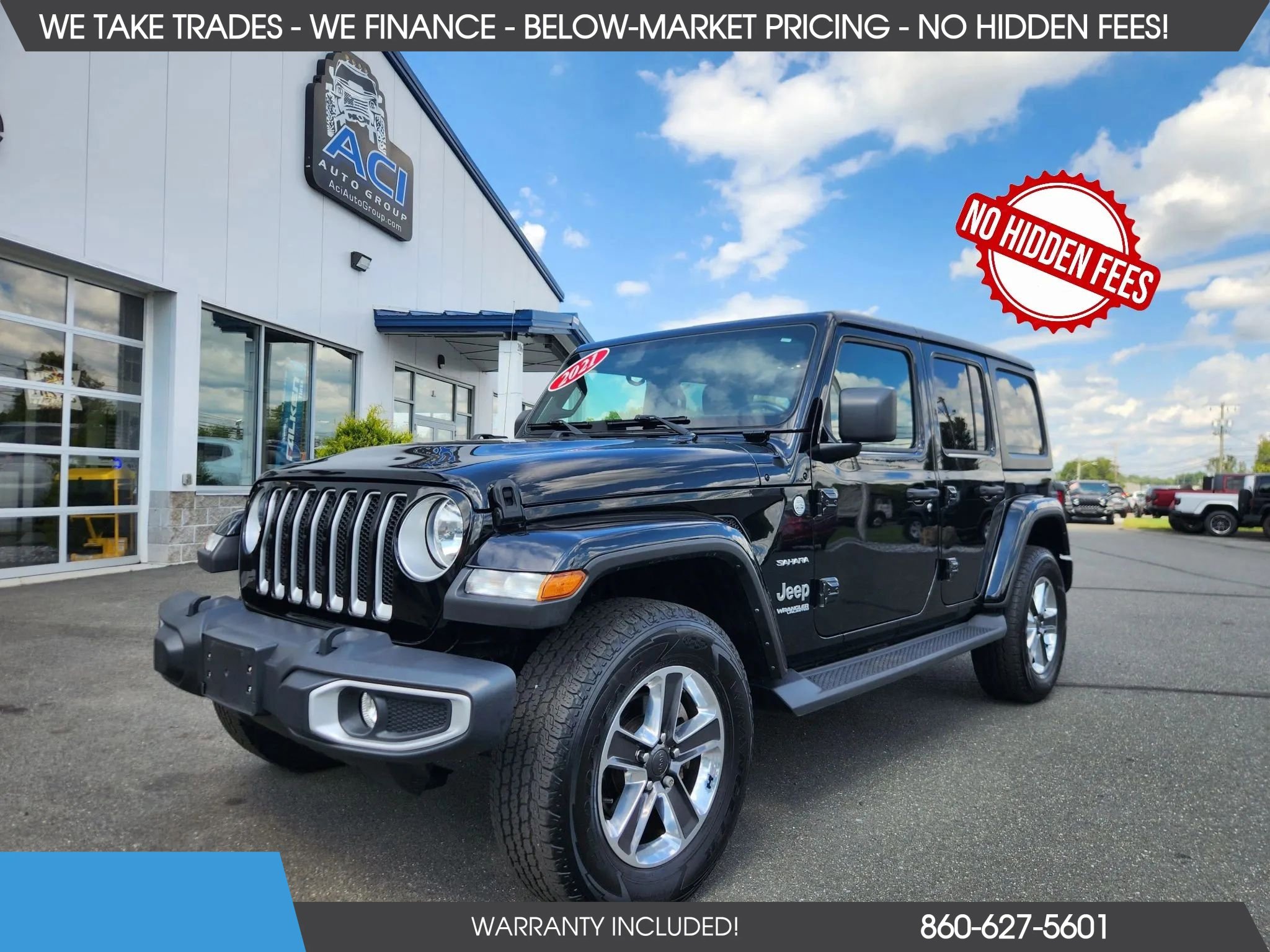 Used 2021 Jeep Wrangler Unlimited Sahara w/ Cold Weather Group