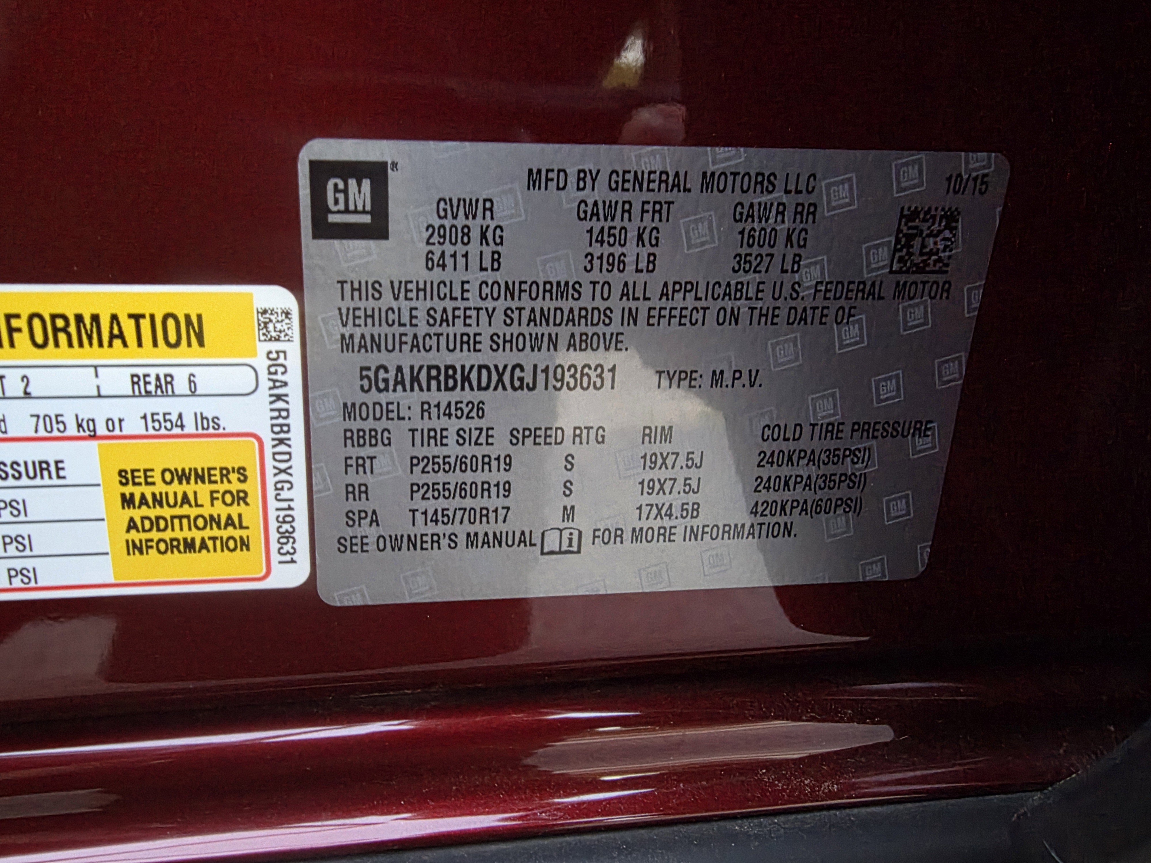 2016 Buick Enclave Leather