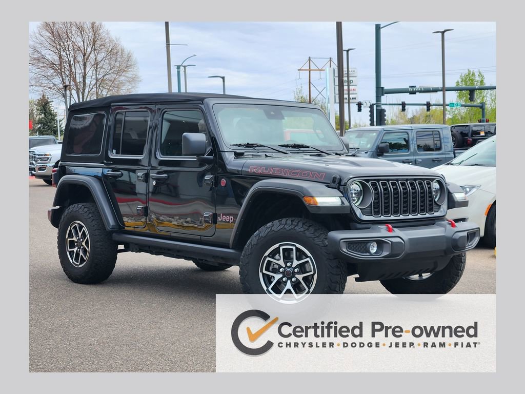 Certified 2024 Jeep Wrangler Unlimited Rubicon w/ Convenience Group