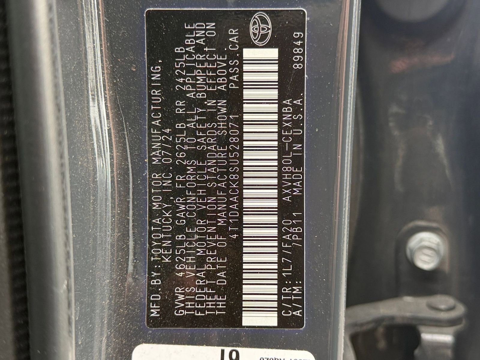 2025 Toyota Camry LE