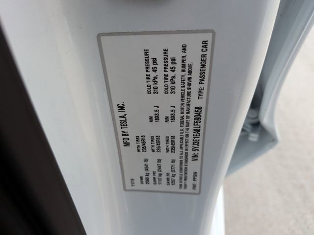 2020 Tesla Model 3 Standard Range