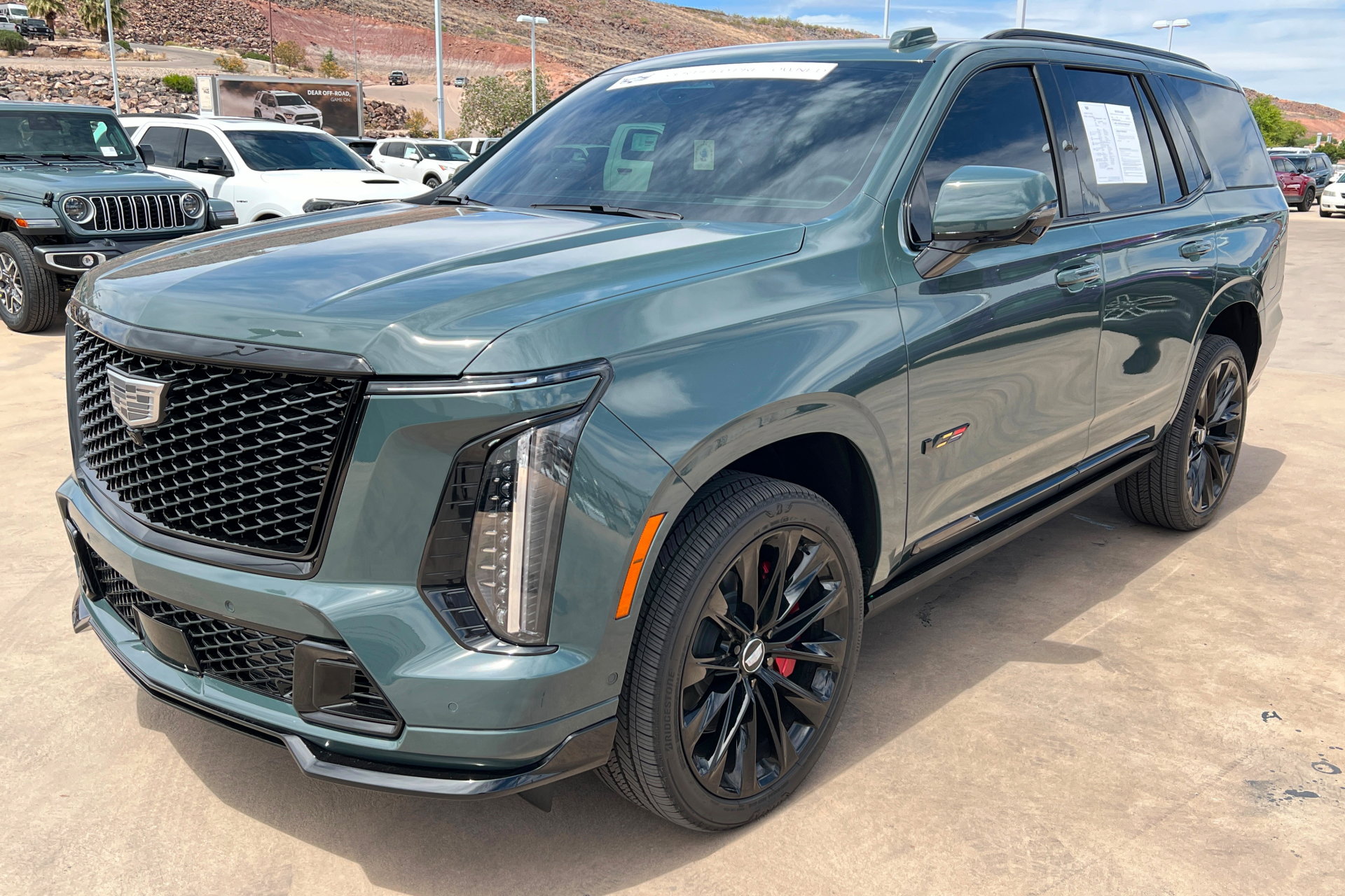 Certified 2025 Cadillac Escalade V w/ LPO, ONYX Package