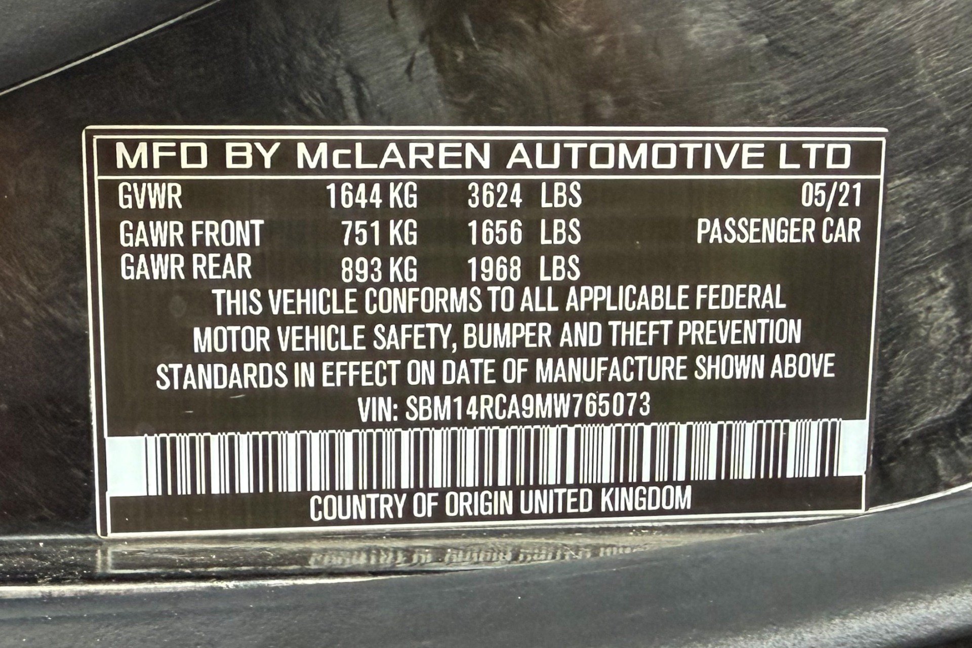 Used 2021 McLaren 765LT photo 20